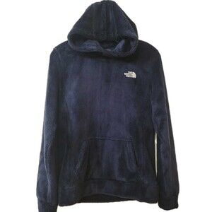 The North Face Fleece Navy Blue Size XS/TP Women Osito Hoodie Made In Jordan
